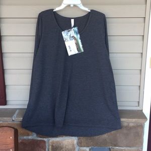 BRAND NEW Solid Grey 3XL LulaRoe Lynnae